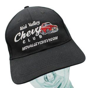 Mid Valley Chevy Club Dot Com Embroidered Adjustable Hook And Loop Hat